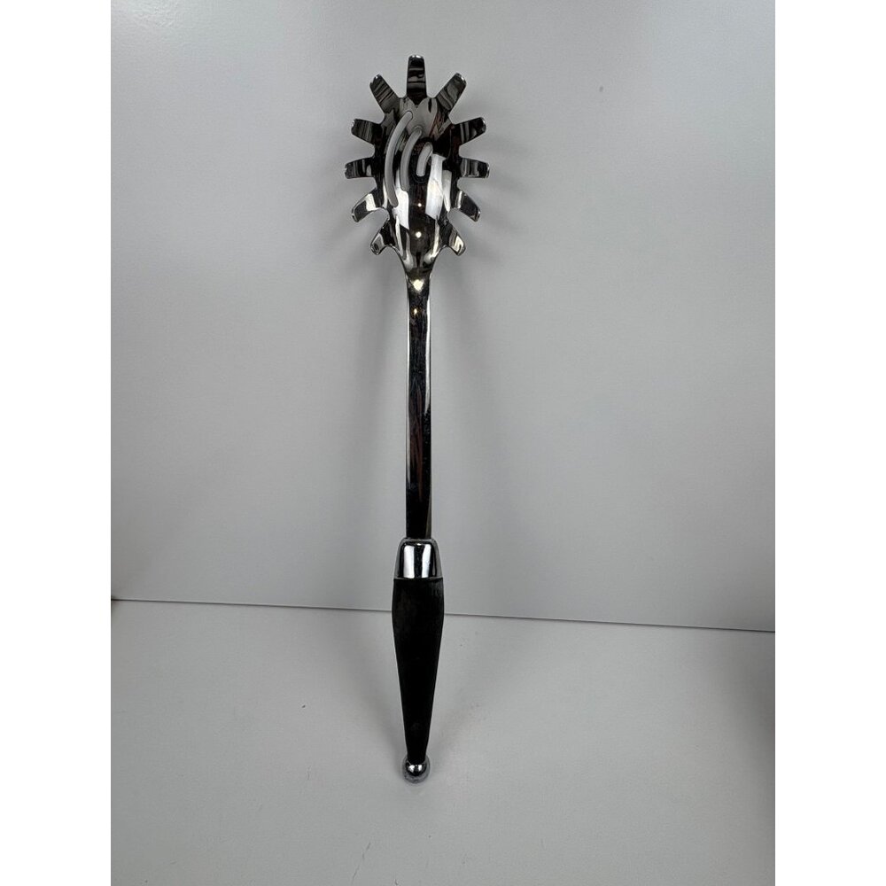 Copco Stainless Steel Spaghetti Slotted Server‎ 18/8 Black Handle